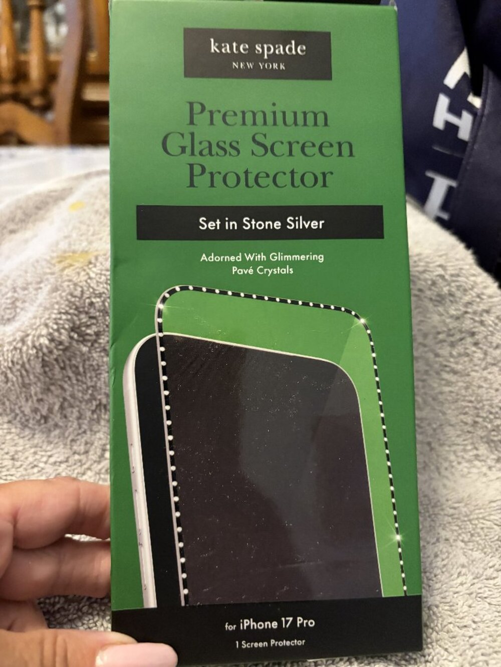 Kate Spade Premium Glass Screen Protector for iPhone 17 Pro